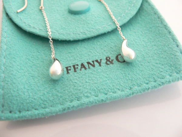 Tiffany & Co Teardrop Earrings Dangling Hoops Studs Peretti Love Gift Pouch Cool