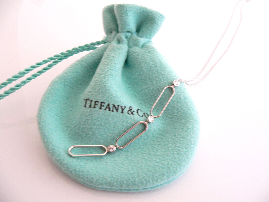 Emerald Cut Paperclip Necklace – Dina Mackney Designs