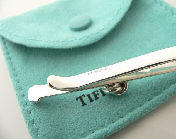 Tiffany & Co Silver Love Knot Tie Money Clip Rare Man Gift Love Pouch