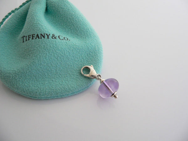 Tiffany & Co Amethyst Pendant Birth Month Charm 4 Necklace Bracelet Feb Gift Art