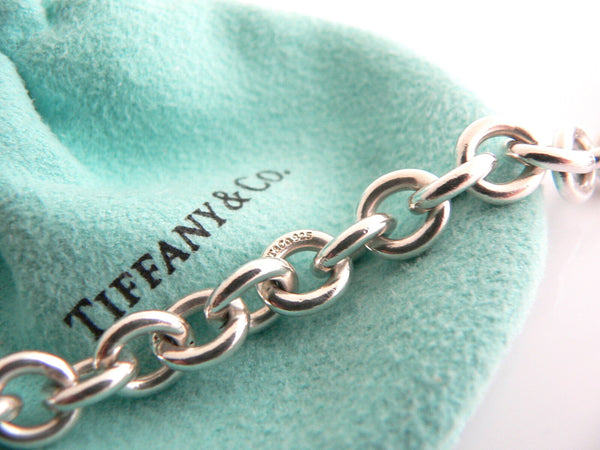 Tiffany & Co Silver Gift Box Bracelet Bow Ribbon Charm Bangle Gift Pouch Love