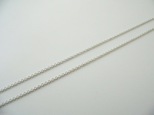 Tiffany & Co Silver Peretti Alphabet N Necklace Pendant Chain Charm Gift Love