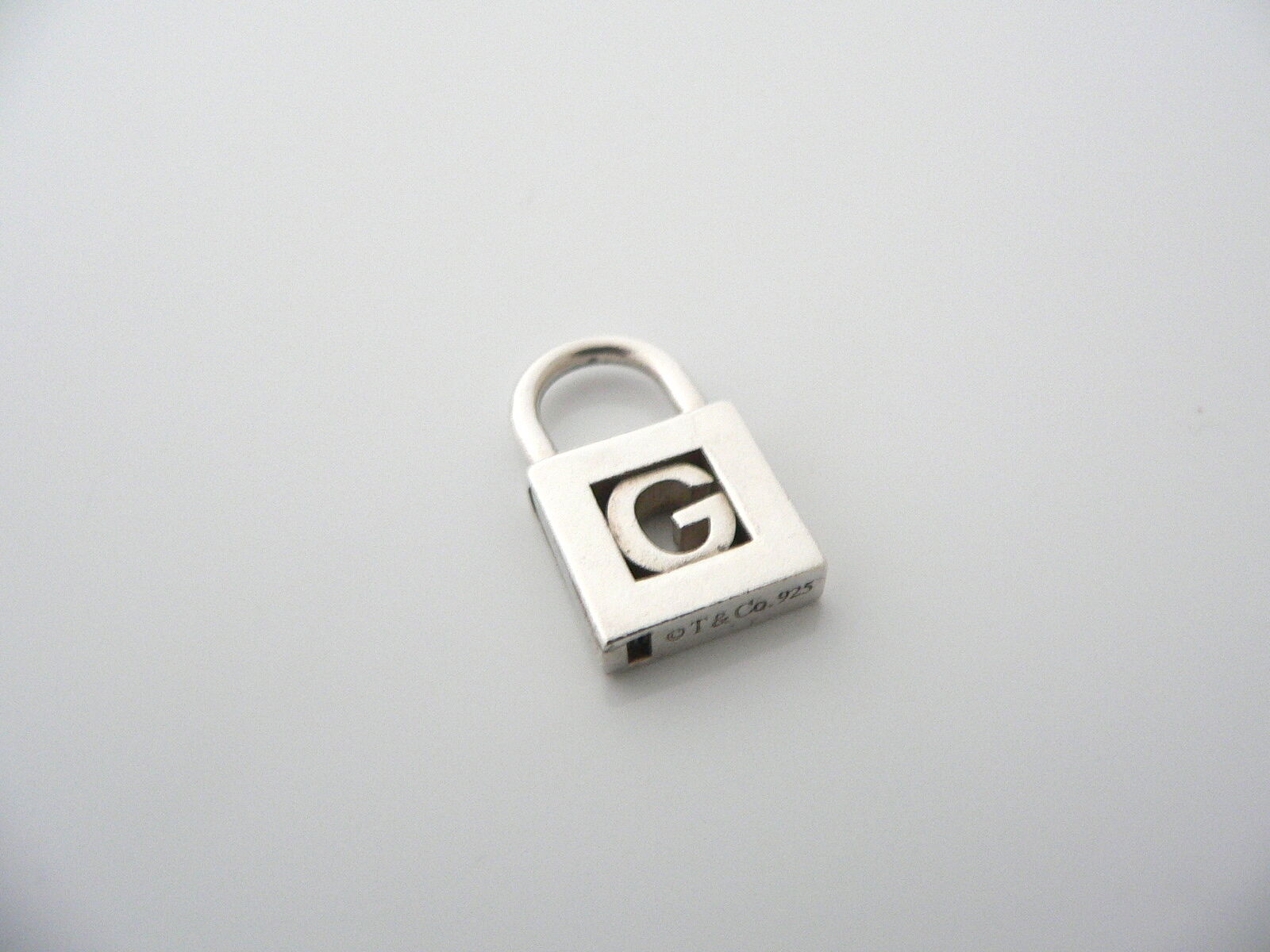 Tiffany & Co Alphabet G Charm Personalized Letter Pendant 4 Necklace Bracelet