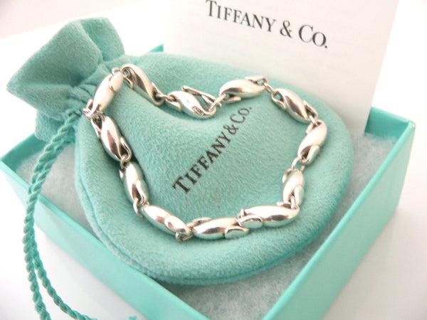 Tiffany & Co Seahorse Bracelet Peretti Chain Link Charm Bangle Sea Ocean Lover