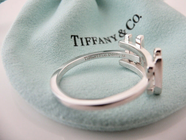 Tiffany & Co Axis Ring Band Sz 11 Pouch Gift Art Frank Gehry Silver Love Classic