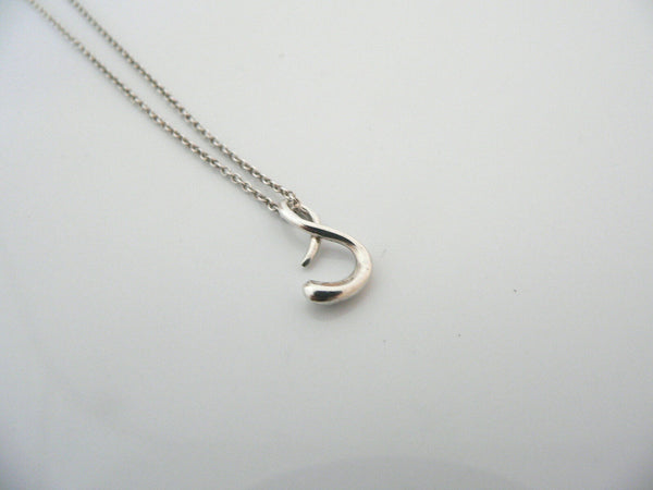 Tiffany & Co Silver Peretti Alphabet S Necklace Pendant Chain Personal Gift Love