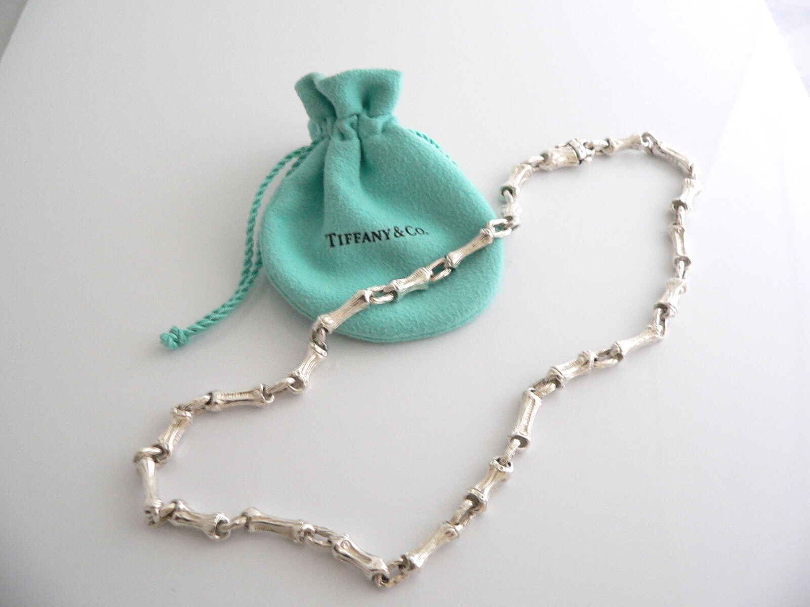 0306-19久69065 TIFFANY&Co. 2003 プレート ネックレス 50cm