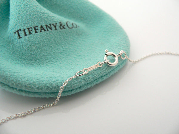 Tiffany & Co Diamond Heart Necklace 19 Inch Longer Chain Gift Love Pouch Picasso