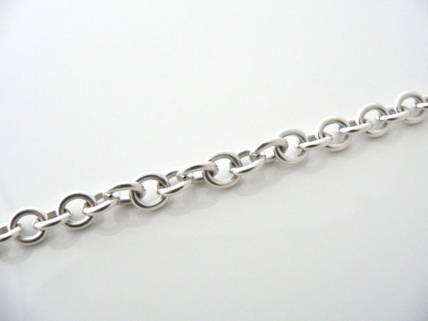 Tiffany & Co Silver Toggle Bracelet Bangle Charm Chain for Charms Gift Love