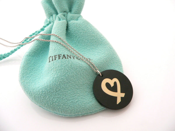 Tiffany & Co Silver Picasso Loving Heart Necklace Pendant 18.9 In Gift Love