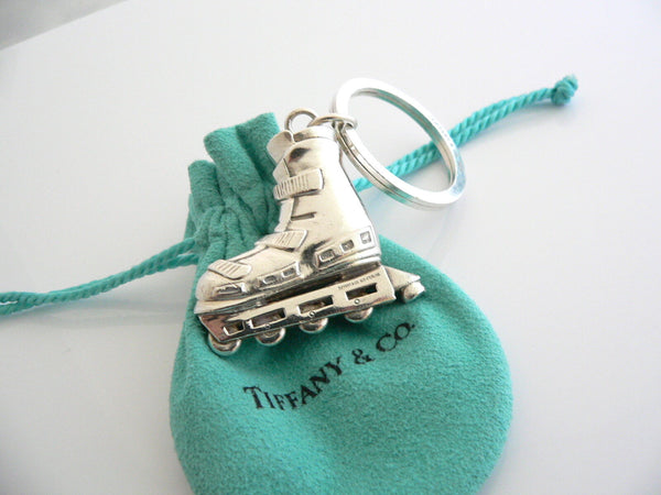 Tiffany & Co Rollerblade Key Ring  Sports Keyring Key Chain Gift Pouch Love Cool