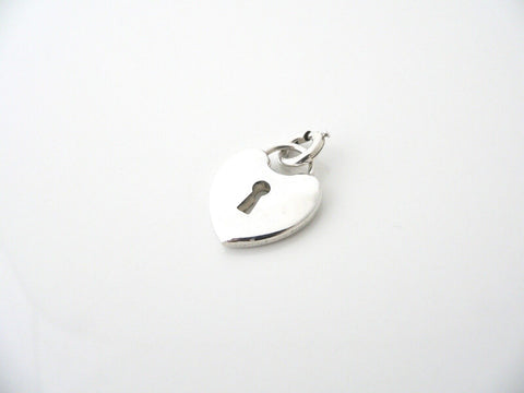 Tiffany & Co Heart Charm Keyhole Pendant Clasp 4 Necklace Bracelet Love Gift Art