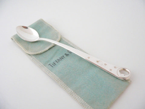 Tiffany & Co Silver Moon Stars Nature Baby Infant Spoon Gift Pouch Love Heirloom