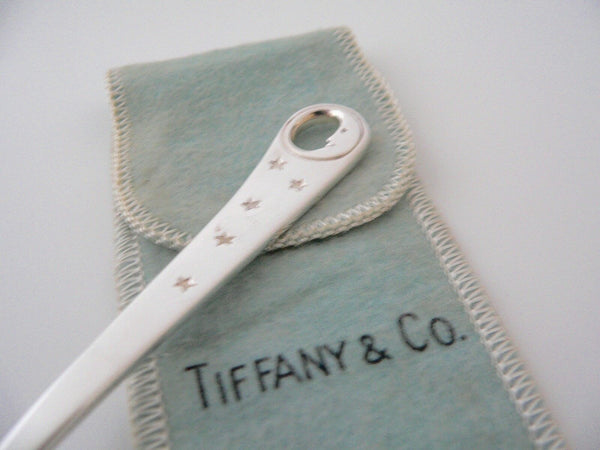 Tiffany & Co Silver Moon Stars Nature Baby Infant Spoon Gift Pouch Love Heirloom