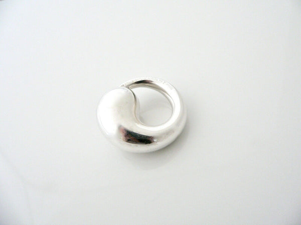 Tiffany & Co Peretti Silver Large 1.4 In Eternal Circle Pendant Charm Love Gift