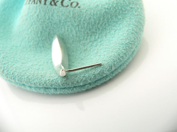 Tiffany & Co Silver Jewelry Gehry Nature Fish Earrings Studs Gift Pouch Love