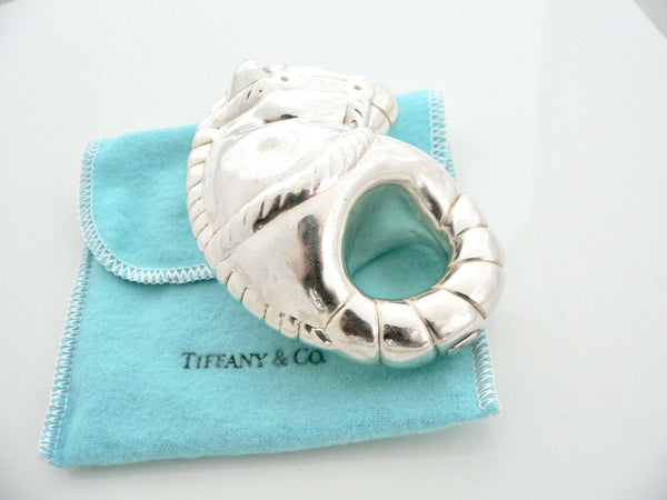 Tiffany & Co Silver Nature Horse Baby Rattle Teether Rare Heirloom Gift Pouch