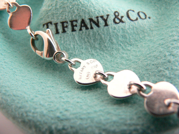 Tiffany & Co Heart Necklace Padlock Link Love Charm Chain Pendant Gift Pouch Art