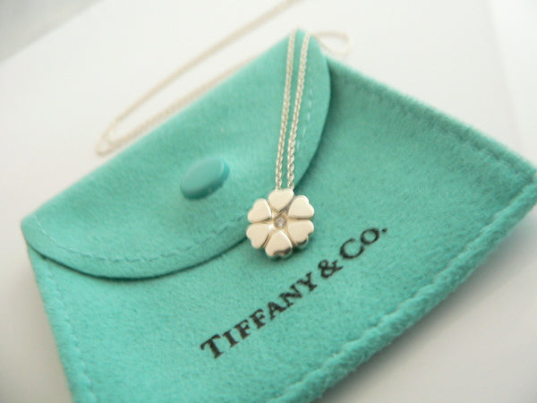 Tiffany & Co Crown of Hearts Diamond Necklace Pendant Chain Charm Picasso Love