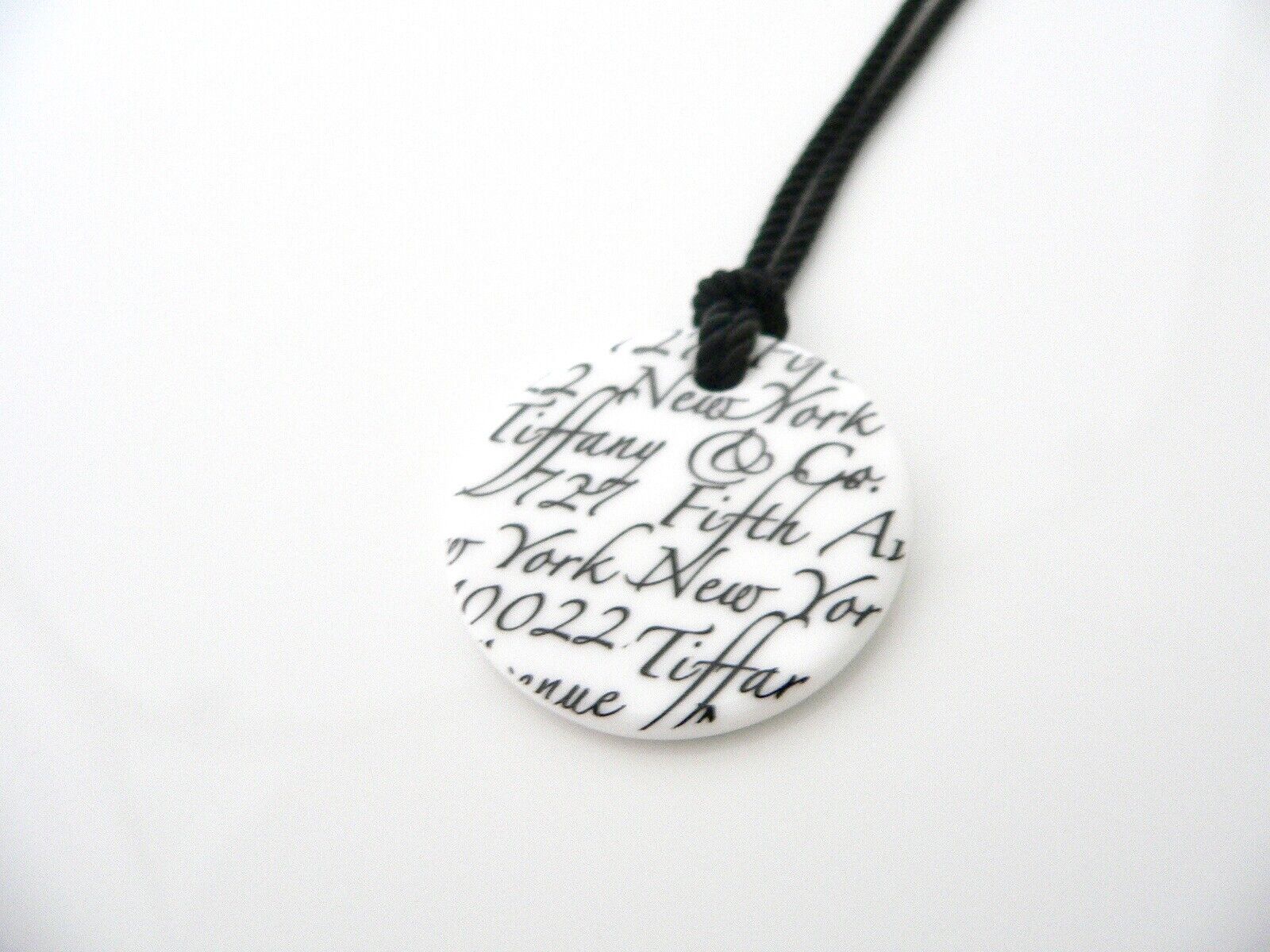 Tiffany & Co Notes Necklace Silver White Bone Pendant Chain Love Gift T and Co