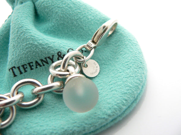 Tiffany & Co Gemstone Bracelet Dangle Charm Bangle Silver Gift Love Pouch Art