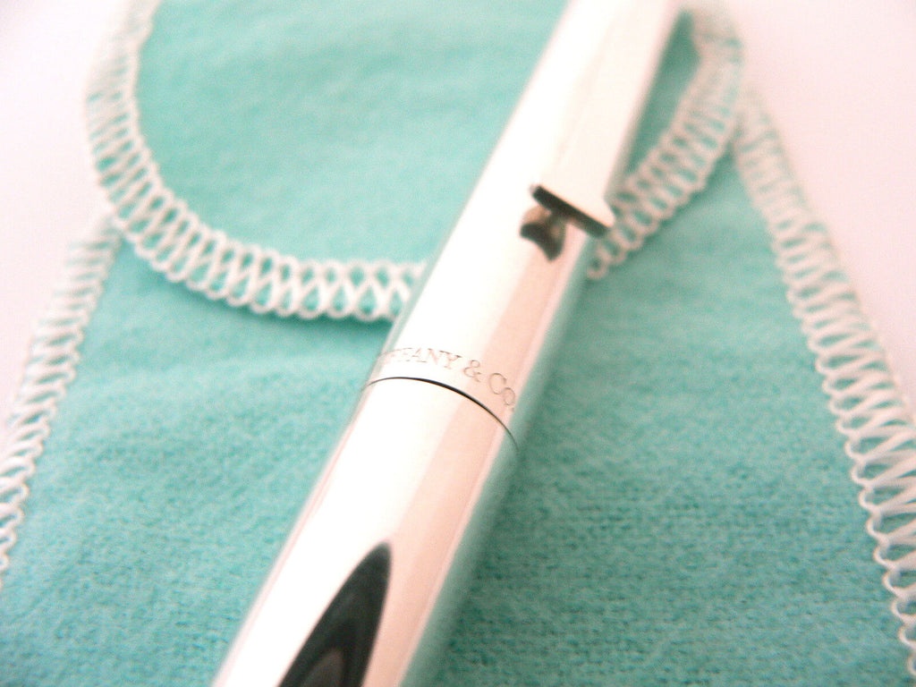 Buy the Tiffany & Co. T-Clip Sterling Silver Pen With Box