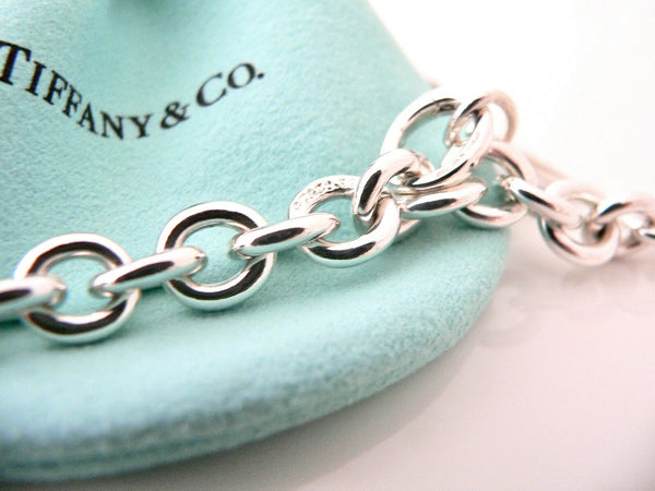 Tiffany & Co Martini Glass Olive Drink Bracelet Charm Chain Silver Pouch Gift