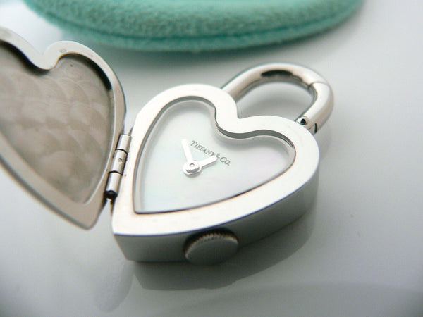Tiffany & Co Notes Heart Love Watch Clock Padlock Charm 4 Necklace Bracelet Gift