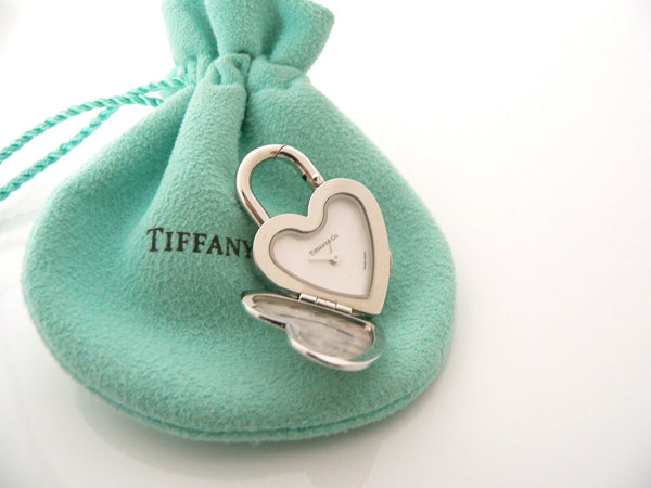 Tiffany & Co Notes Heart Love Watch Clock Padlock Charm 4 Necklace Bracelet Gift