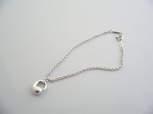 Tiffany & Co Eternal Circle Dangle Bracelet Bangle Silver Peretti Gift Chain Art