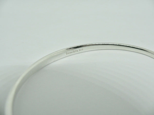 Tiffany & Co Silver Infinity Bangle Interlocking Bracelet Gift Love Rare