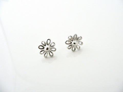 Tiffany & Co Silver Daisy Flower Earrings Studs Picasso Nature Lover Gift Art