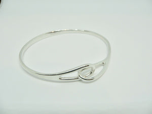 Tiffany & Co Silver Infinity Bangle Interlocking Bracelet Gift Love Rare