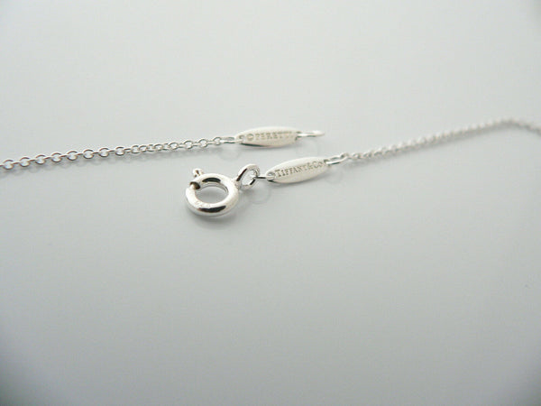 Tiffany & Co Silver Peretti Small Bean Necklace Pendant Charm Gift Love Chain