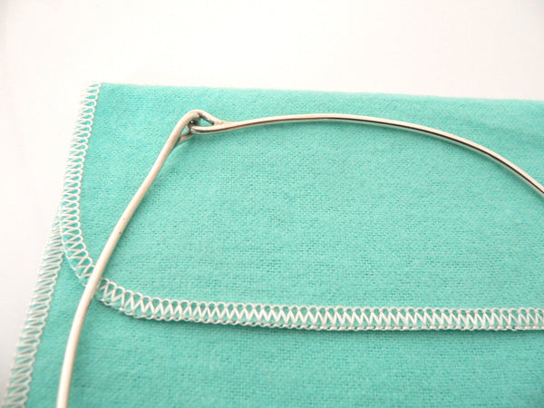 Tiffany & Co Teardrop Necklace Silver Peretti 1975 Vintage Pendant Choker Love