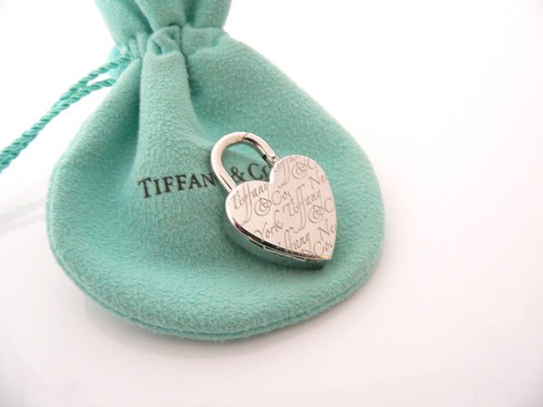 Tiffany & Co Notes Heart Love Watch Clock Padlock Charm 4 Necklace Bracelet Gift