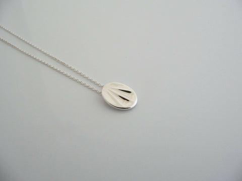 Tiffany & Co Silver Peretti Libra Zodiac Necklace Pendant Chain Charm Gift Love