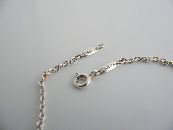 Tiffany & Co Eternal Circle Dangle Bracelet Bangle Silver Peretti Gift Chain Art
