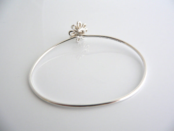 Tiffany & Co Picasso Daisy Flower Nature Bangle Bracelet Rare  Silver Gift Love