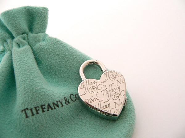 Tiffany & Co Notes Heart Love Watch Clock Padlock Charm 4 Necklace Bracelet Gift