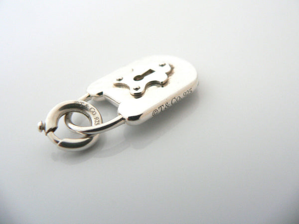 Tiffany & Co Large Locks Key Hole Charm Pendant 4 Necklace Bracelet Gift Love