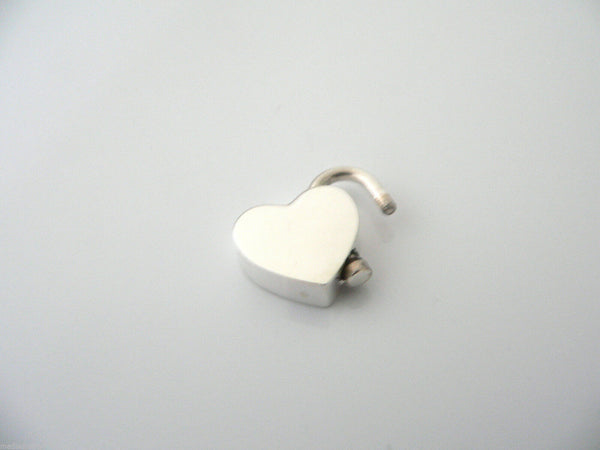 Tiffany & Co Heart Padlock Pendant 4 Necklace Bracelet Blank Excellent Gift