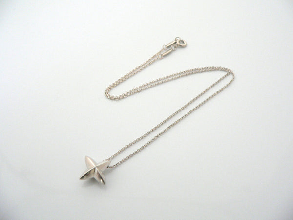 Tiffany & Co Silver Peretti Sirius Star Necklace Pendant Chain Charm Gift Love