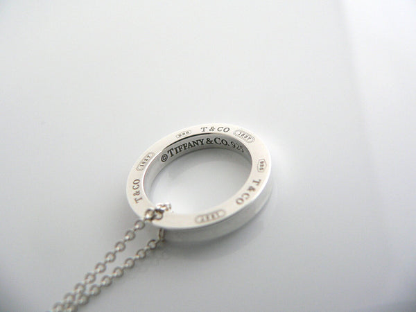 Tiffany & Co 1837 Circle Necklace Pendant Charm Chain Classic Gift Love T and Co
