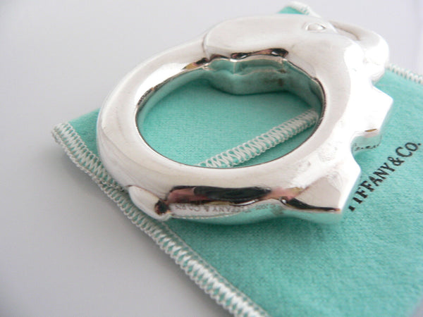Tiffany & Co Elephant Baby Rattle Baby Gift Pouch Heirloom Silver Nature Love