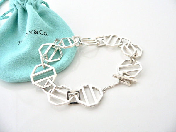 Tiffany & Co Zellige Bracelet Toggle Bangle Chain Picasso Love Gift Pouch T Co