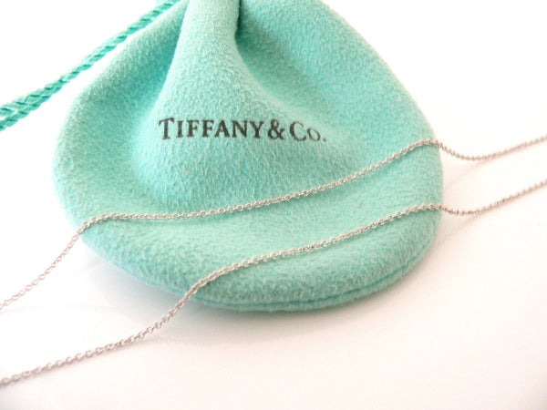 Tiffany & Co 18K Gold Picasso Pink Sapphires Necklace Pendant Charm Chain Gift