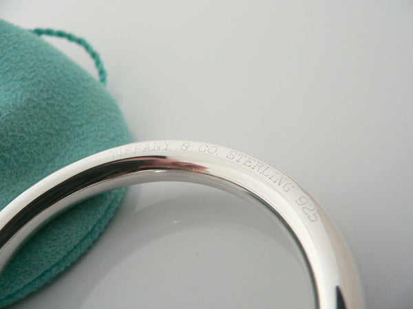 Tiffany & Co Sterling Silver Circle Baby Rattle Teether Rare Gift Pouch Love