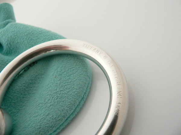 Tiffany & Co Silver Circle Baby Rattle Teether Mint No Dings Gift Pouch Love