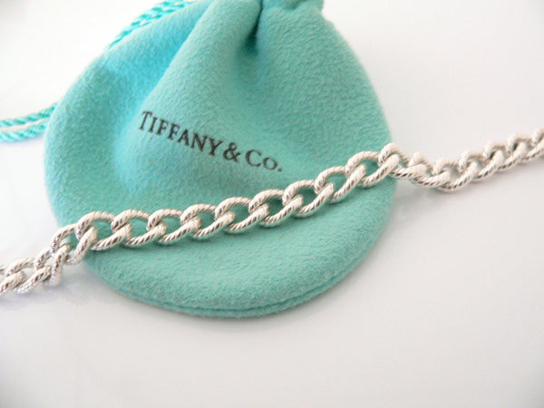 Tiffany & Co Watering Can Bracelet Bangle 8 Inch Chain Nature Garden Lover Gift